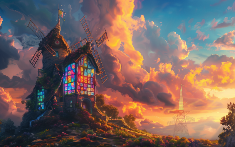 toniacreates_glass_castles_and_windmills